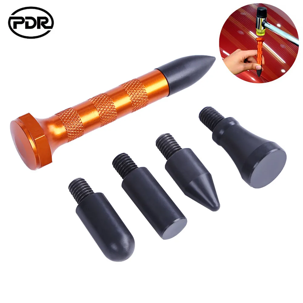 PDR ручка для скручивания с 5 шт. головками кран вниз кузова вмятин инструмент