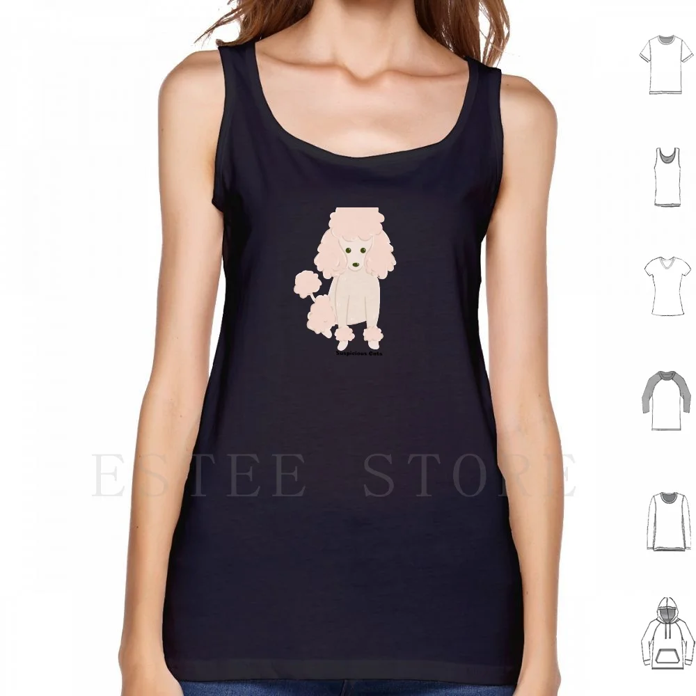 

Майка с рисунком подозрительных кошек, жилет без рукавов, рисунок кошек, черных кошек, животных, кошек, любимых, черно-белые акварельные