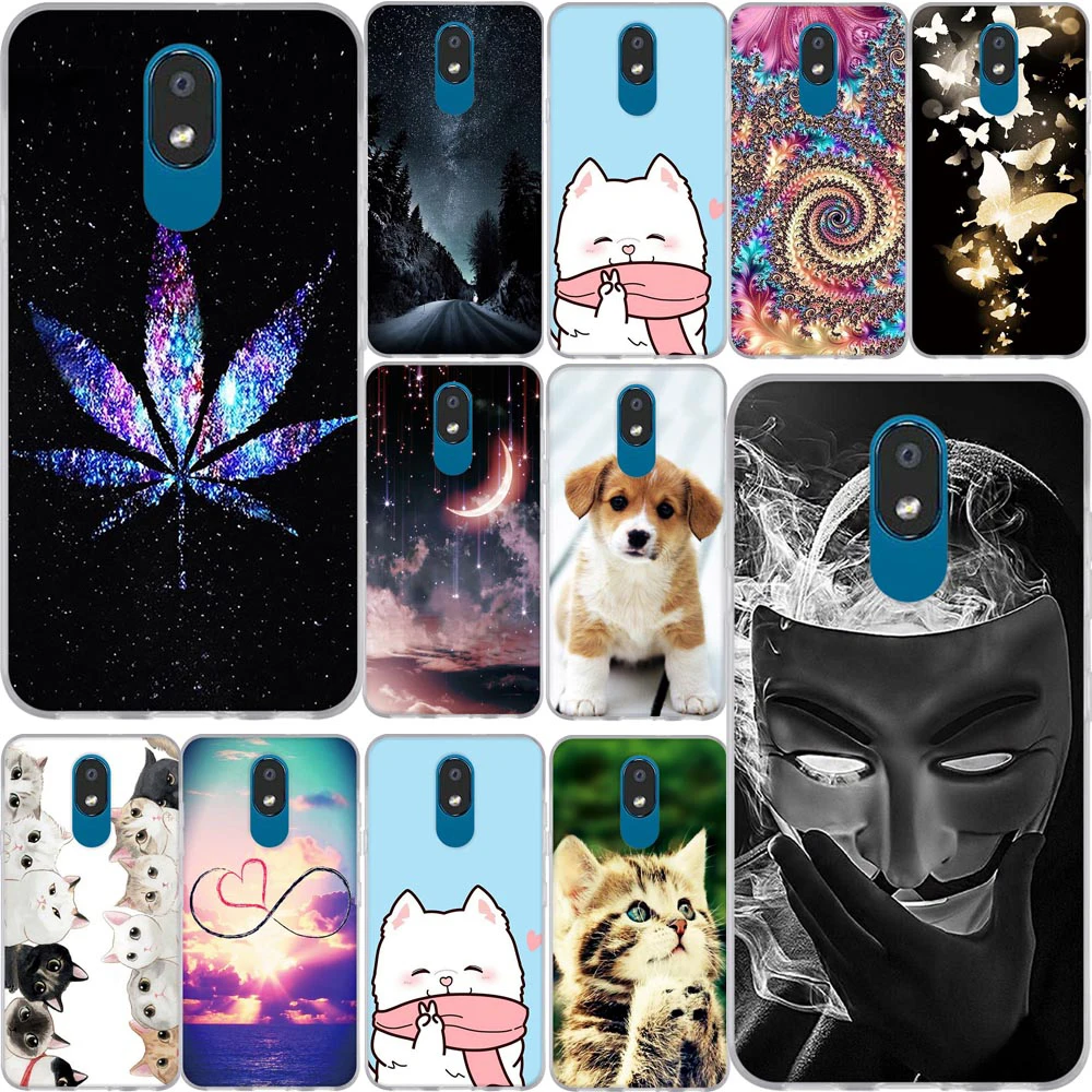 5 45 &quotдля LG K30 2019 силиконовый чехол с мультяшным рисунком прозрачный ТПУ мягкая