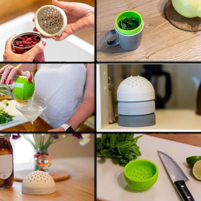 

Creative multi-purpose mini colander canned colander silica gel mini kitchen strainer drainage gadgets