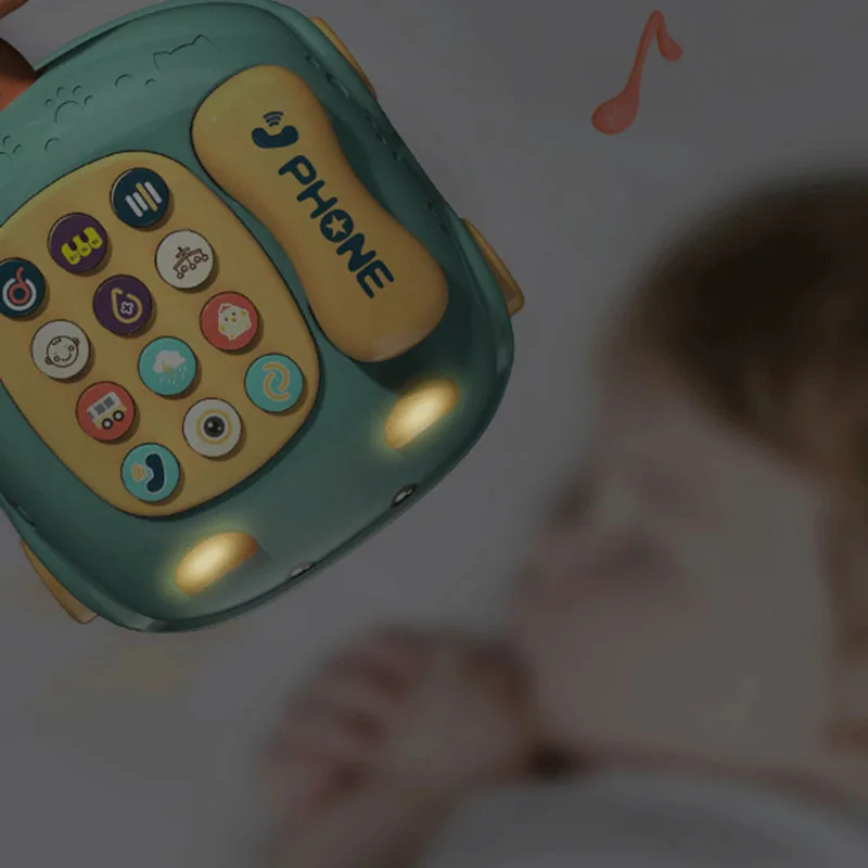 

Baby Toys Musical Learning, Early Education Toy,Baby Simulation Telephone Toy with Light Music, Kids Gifts