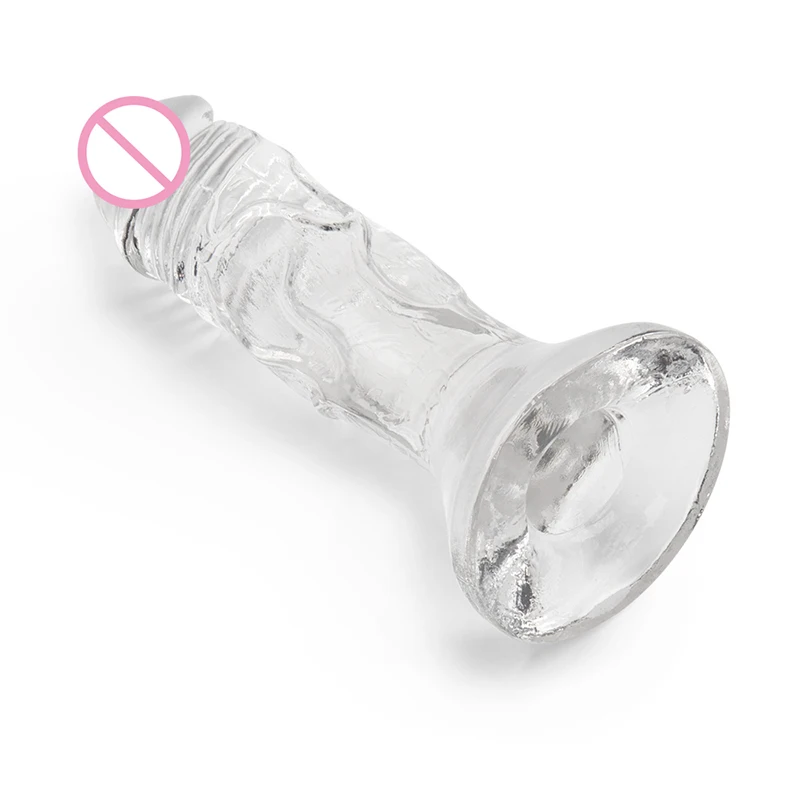 Эротический силиконовый Желейный анальный дилдо Реалистичная присоска Анальная