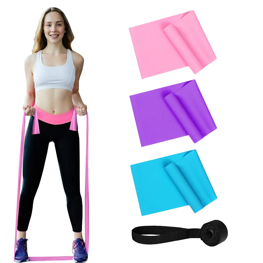 2 м TPE резиновые ленты для занятий спортом дома тренажерного зала йоги пилатеса