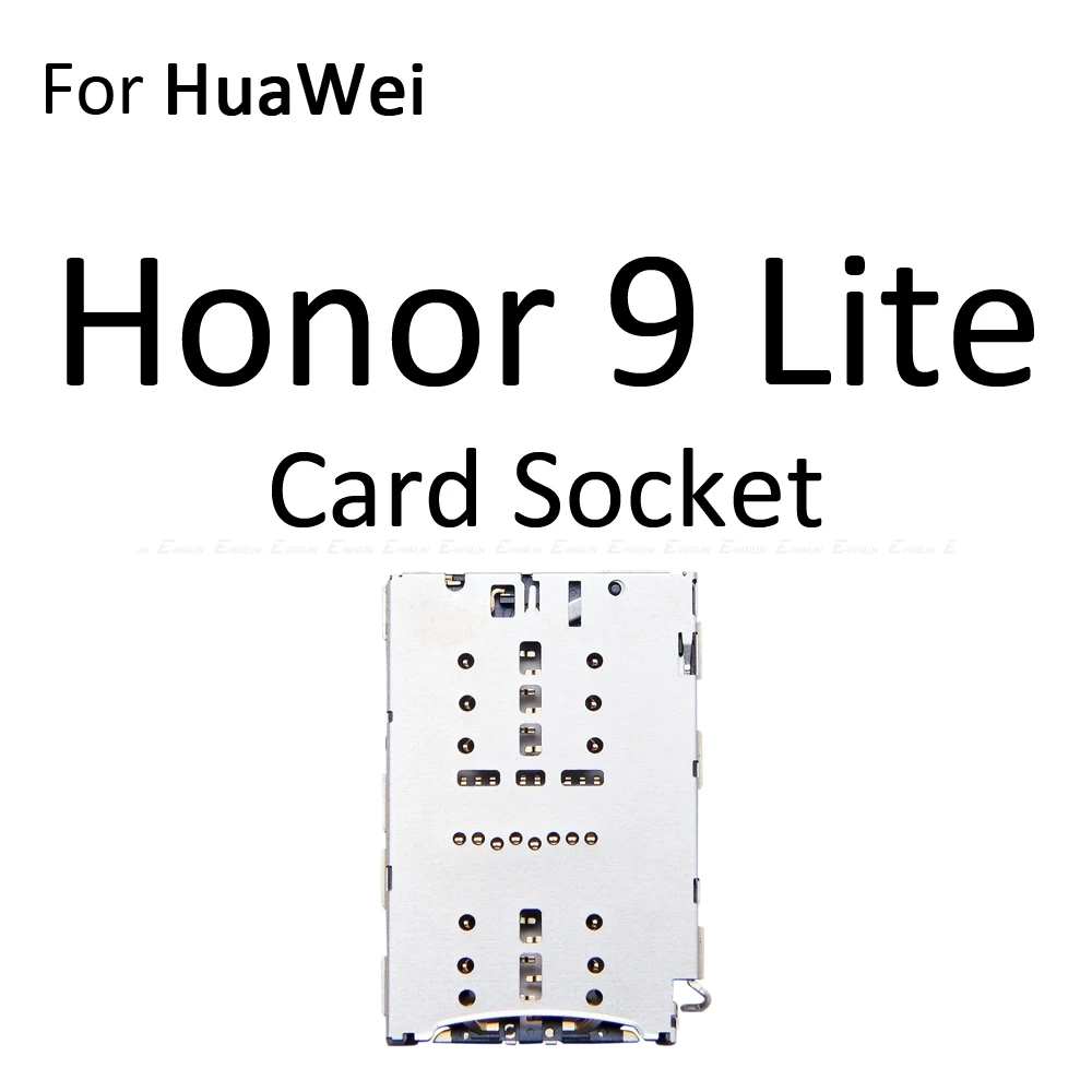 

Micro SD Sim Card Socket Adapter Container Connector Holder Slot Tray Reader For HuaWei Honor 9 Lite 9i FLA-AL00 AL10 AL20