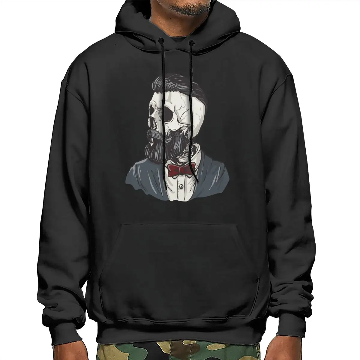

Kanpa 2020 New Fashion Men's 3d Funny Skull Hoodies Personality Pattern Print Hoody Men Workout Top Harajuku Sweatshirts
