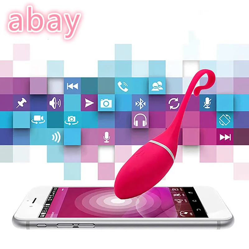 Abay беспроводное приложение Дистанционное управление Вибратор яйца Вибрационный