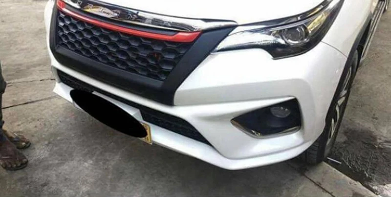 Передняя решетка бампера автомобиля для Toyota Fortuner 2016 2017 2018|Гоночные решетки| |