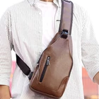 Роскошная брендовая сумка-мессенджер кожаная мужская нагрудная сумка винтажная сумка через плечо мужские деловые сумки-слинги мужская повседневная нагрудная сумка