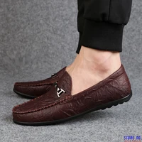 summer lazy loafers slip on genuine sheep leather moccasins men casual shoes solid wine red black color drive shoes