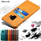 Чехол для Samsung S9, чехол из искусственной кожи с отделениями для карт для Galaxy S9 Plus S8 Note 9 S7 Edge A6 A8 Plus 2018 A7 A9 2018 A750