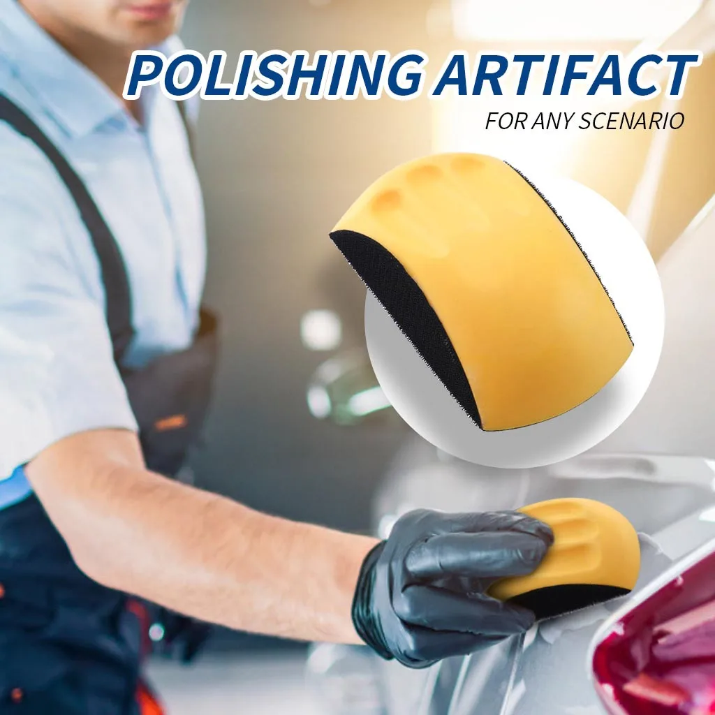 6 дюймов ручной абразивный коврик флокирующая наждачная бумага липкий диск