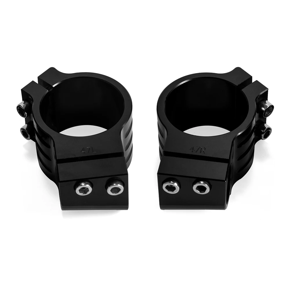 47MM Clip on Bars Motorcycle handlebars Clip-Ons Cafe Racer High quality Clamp Fork | Автомобили и мотоциклы