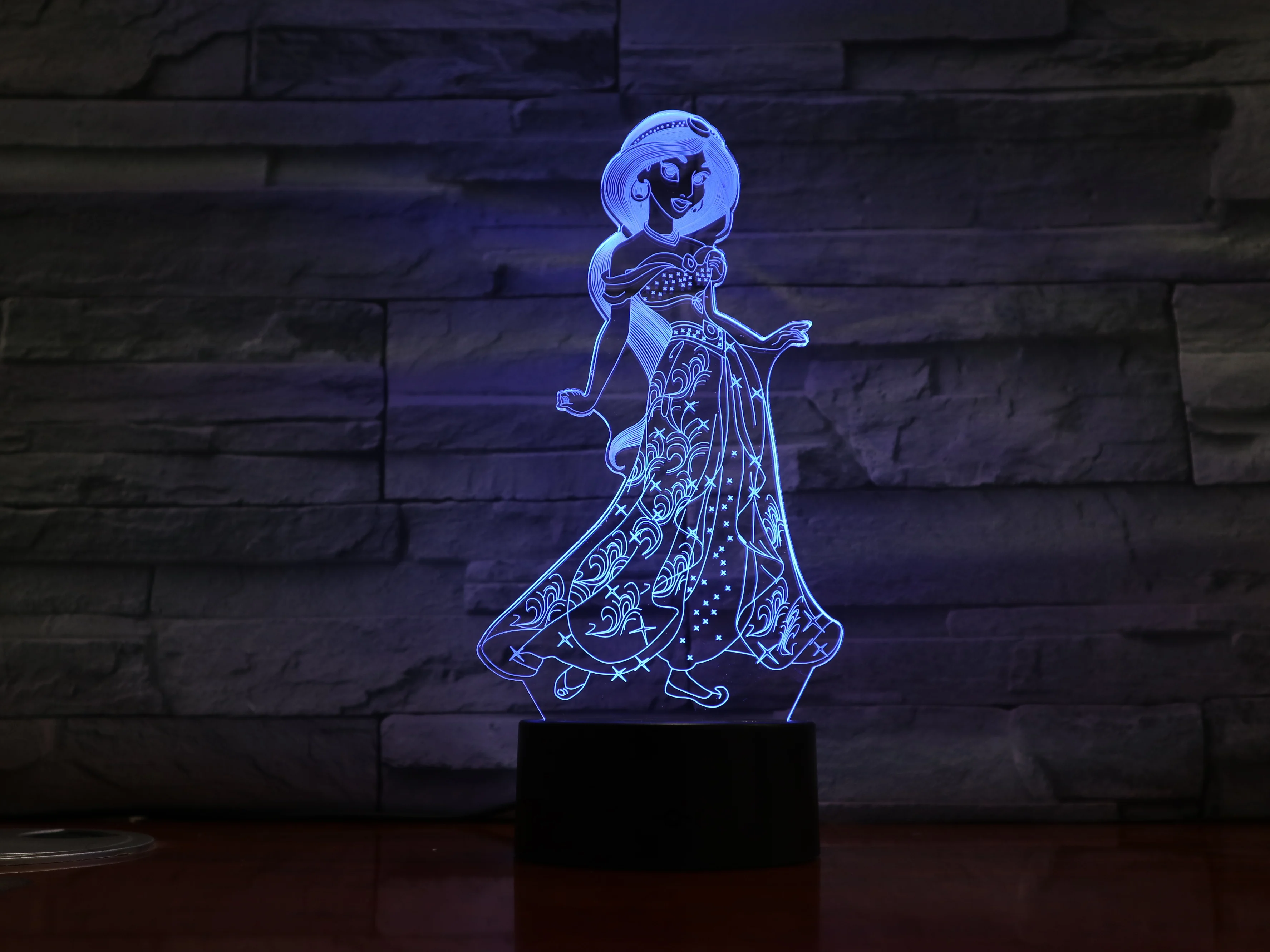 3D светодиодный ночник декор для девочек детские подарки малышей 7 цветов