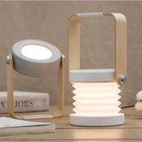 LED Night Light Foldable USB Rechargeable Table Lamp Portable Dimmable Light For Indoor Lighting Outdoor Camping Reading Lamp