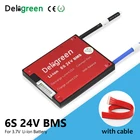 Набор литий-ионных аккумуляторов 6S 24 в BMS 15A 20A 30A 40A 50A 60A для 3,7 в литий-ионных 18650 литий-полимерных аккумуляторов LiNCM для скутера с балансом