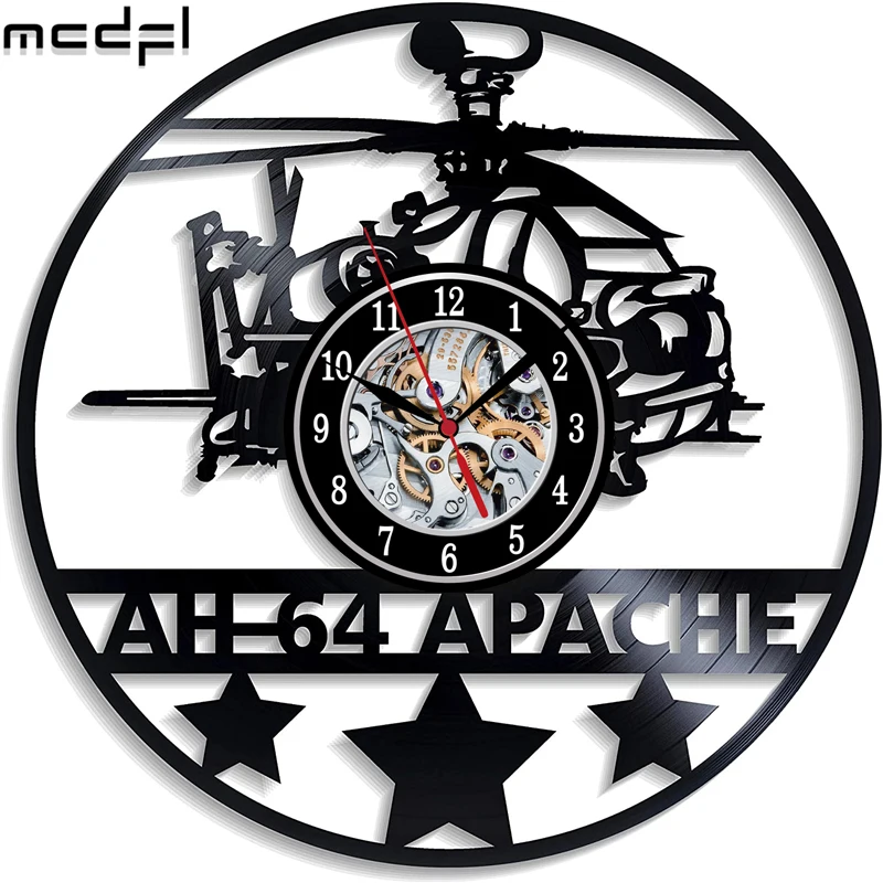 Виниловые настенные часы армии США украшение для дома в стиле милитари Подвесные