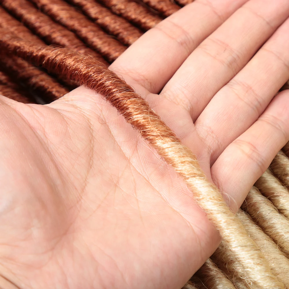 Прямые Синтетические косички для плетения крючком из искусственных мешков 18