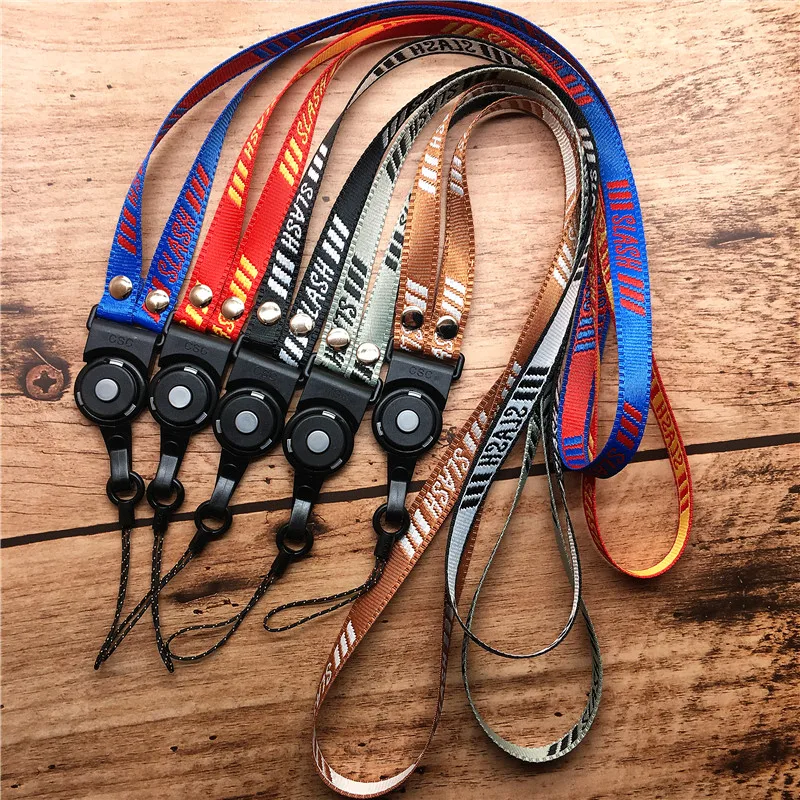

Lanyards Neck Phone Strap For ID Pass Card Badge ID Badge Phone Neck Phone Straps with Keyring For Smart Cellphone ID Card