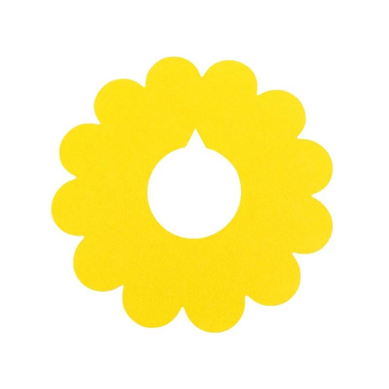 5 шт. мягкий питомец кот Анти-укуса ран Исцеление воротник в виде подсолнуха слюны