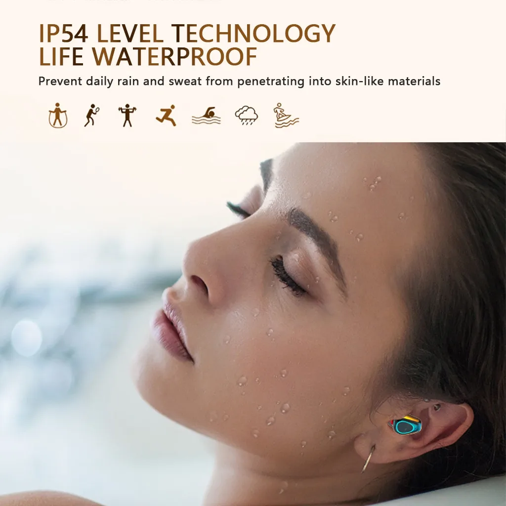 Новая стильная мини гарнитура Bluetooth 5 0 TWS беспроводные наушники стереонаушники