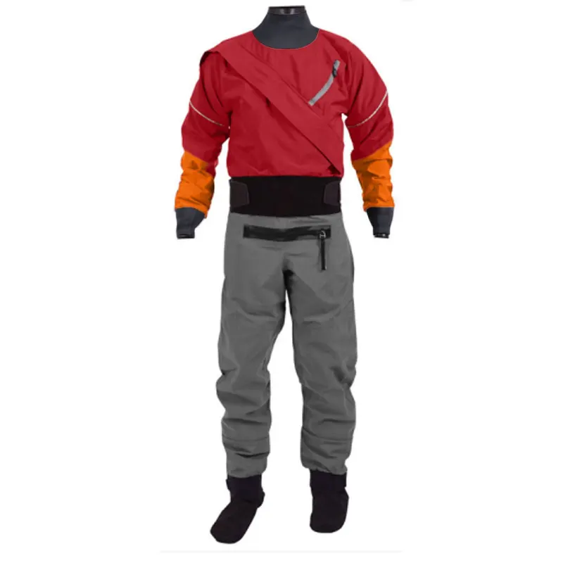Men's Meridian Swift Entry Drysuit Latex Waterproof Breathable Dry Suit for Kayak Surf Underwater Cheap Wetsuit |