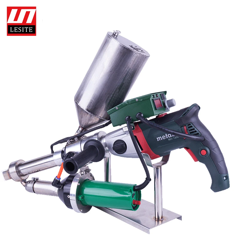 Online Kunststoff Pellet Extruder Gun Trichter Schweißen Gun Granulat Extrusion Schweißer Maschine Heißer Luft Kunststoff Schweißer LST620