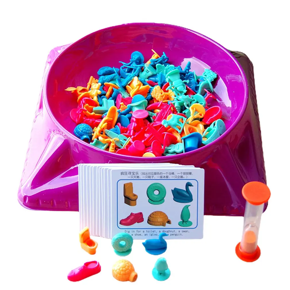 Juguetes de caza del tesoro para ni&ntilde;os, juego de mesa de aprendizaje l&oacute;gico para padres e hijos, Educaci&oacute;n Temprana, fiesta familiar, 2021-0