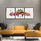 Мексиканская Феминистская девушка с цветами Роза скандинавские плакаты и принты настенная Картина на холсте Настенная картина для гостиной домашний декор