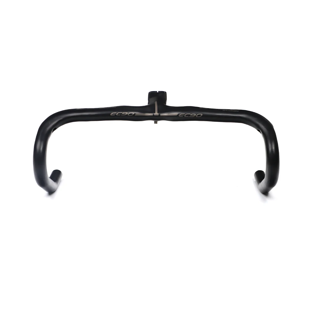 EC90 карбоновый руль для дорожного велосипеда интегрированный черный и стержень