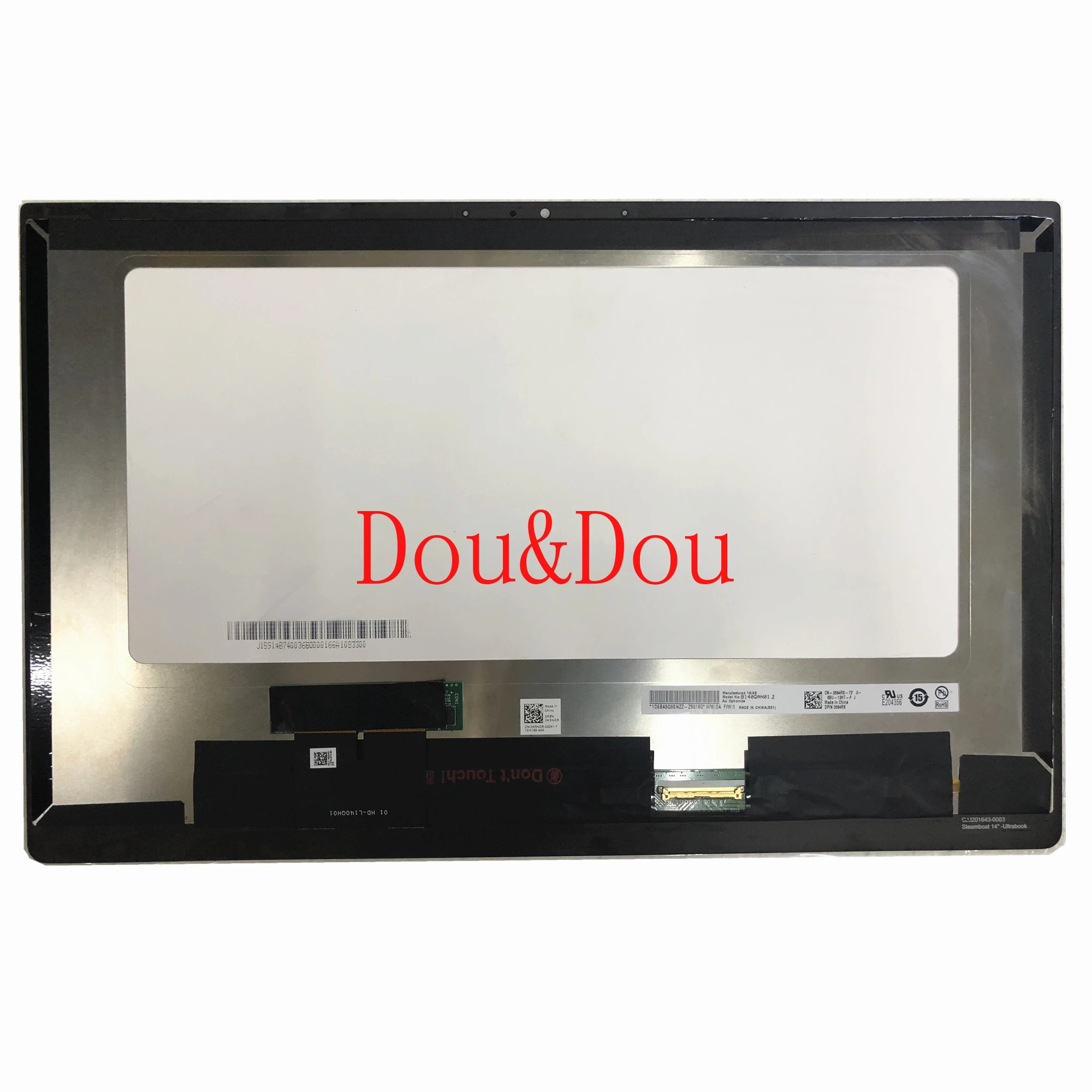 

B140QAN01.2 14.0" Laptop LCD Screen for Dell Latitude 7480 e7480 LCD LED Touch Screen Digitizer Assembly 2560*1440 0564RX