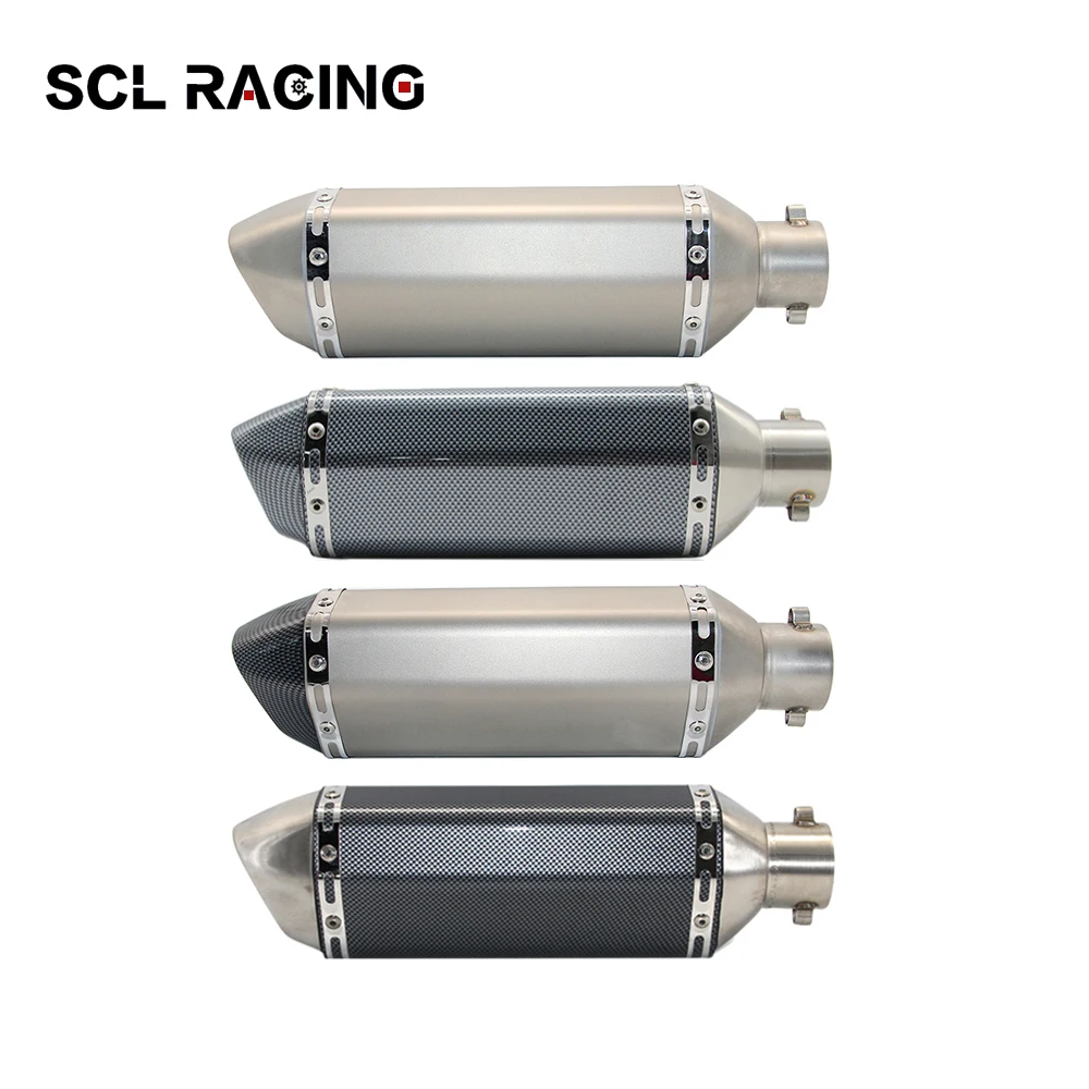 Глушитель выхлопной трубы SCL Racing AK для мотоцикла глушитель с прорезями дБ GY6 nmax