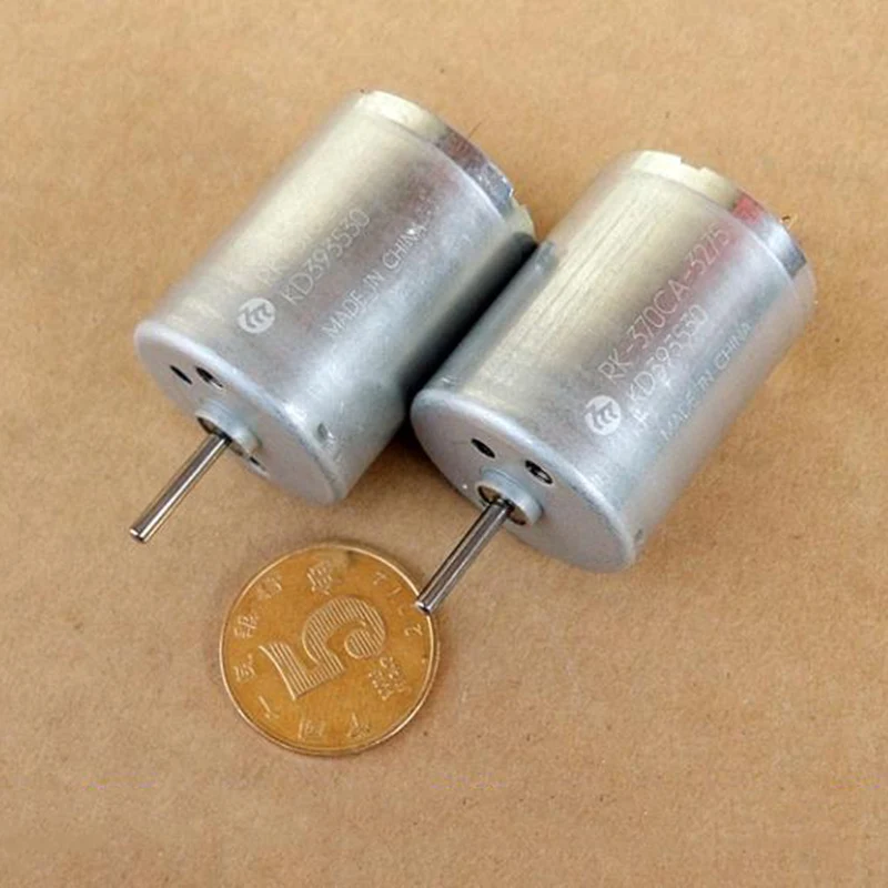 1 шт. MABUCHI RK 370CA 3275 DC 5V 6V 12V 27300 об/мин высокого Скорость большим вращающим моментом 24