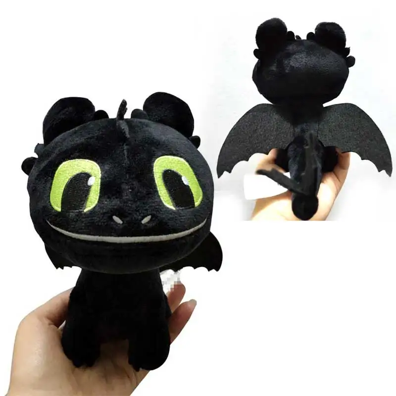 18cm 15 см/18 см мини-фильм Как приручить дракона ночной яростью Беззубик Девушки Мягкие плюшевые игрушки для детей подарок на Рождество - Цвет: 18cm