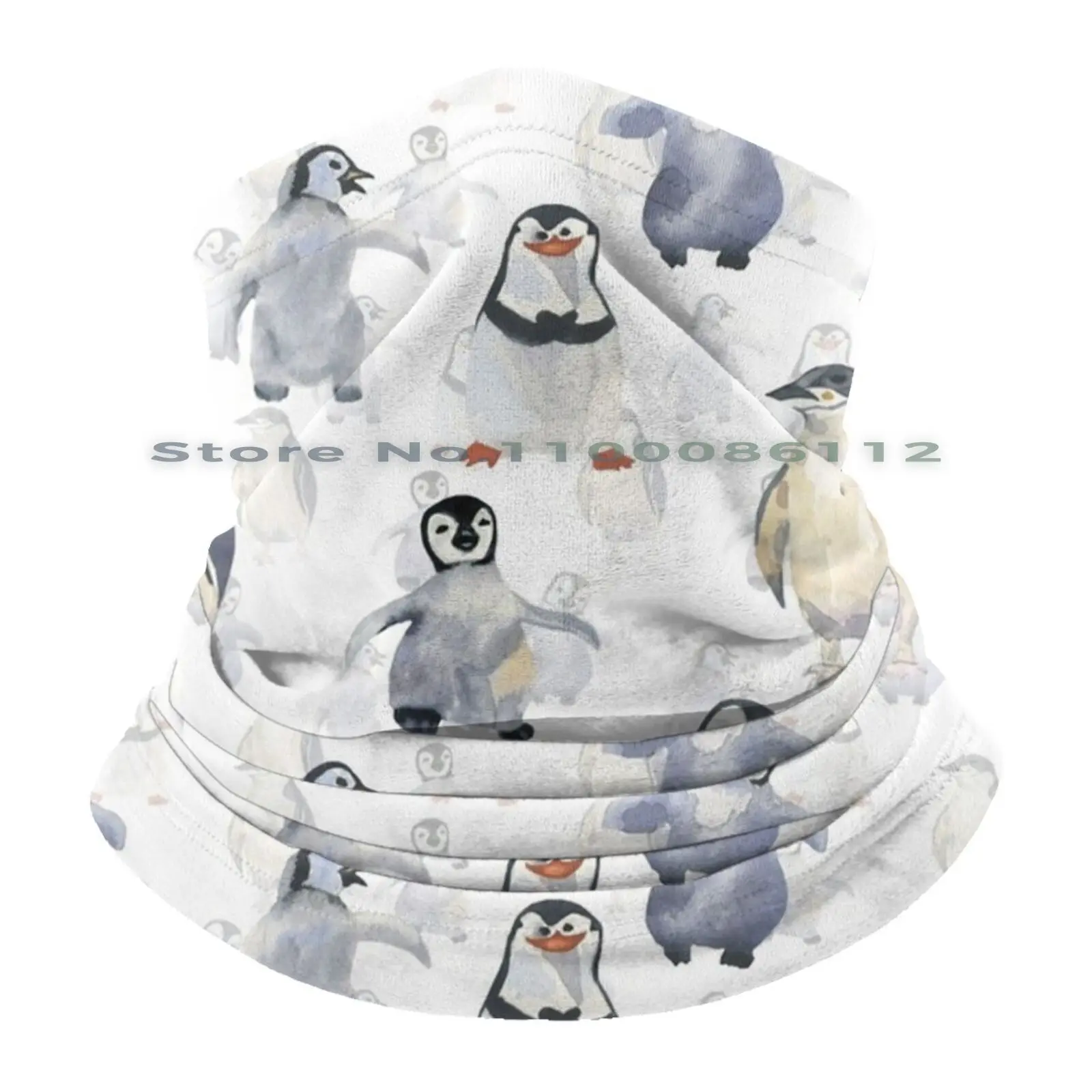 Панама с забавными пингвинами Солнцезащитная шапка акварельным узором милыми