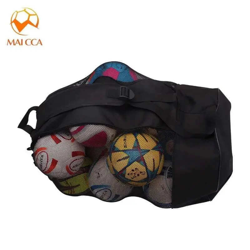 

MAICCA Football Ball Bag Basketball Training Carrying Mesh Volleyball Holder Soccer Capacity 25pcs High Toughness