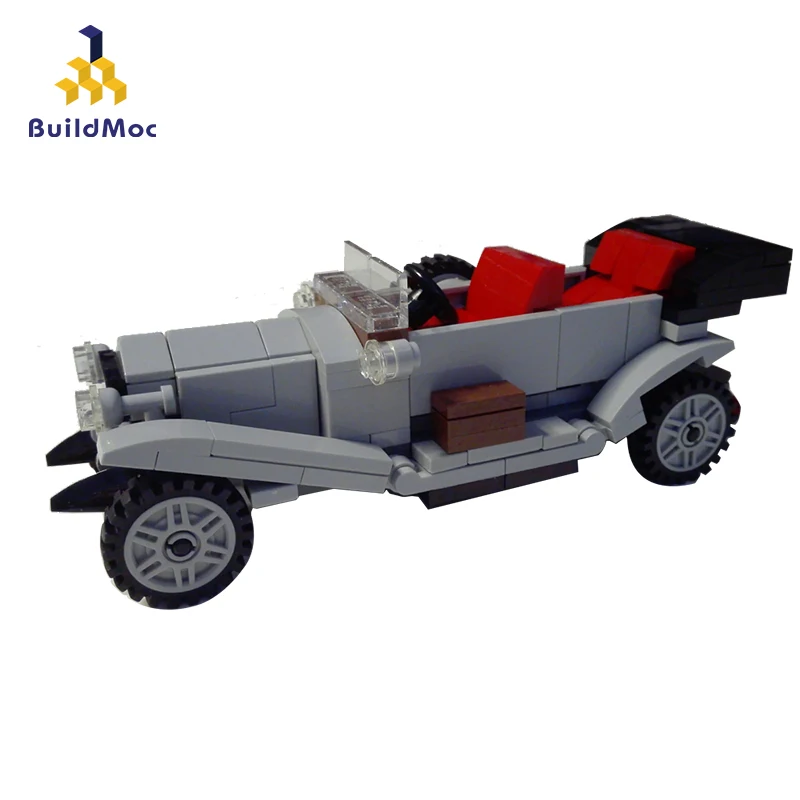 

BuildMoc high-tech Creator Expert Series Mini sports car Convertible Cars Building Blocks Model Bricks Classic For Children Toys