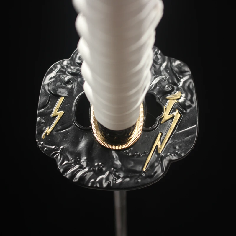 Привидение цушимы мечи T10 стальная глина закаленное лезвие бритва острые