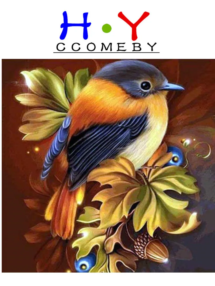 5D Алмазная вышивка животными птица и крест стежка DIY алмазная живопись фрукты