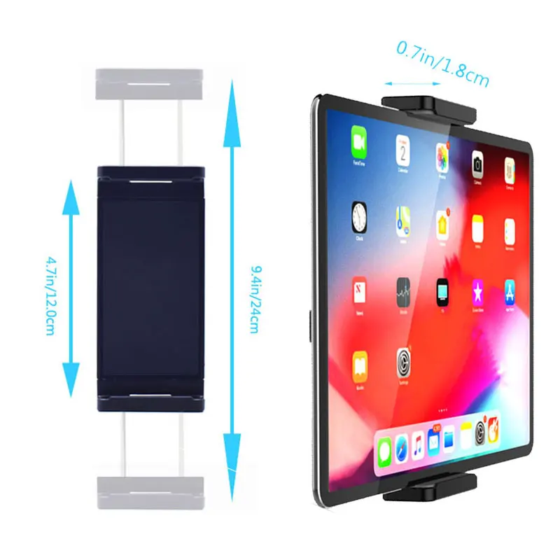 Фото Автомобильный держатель для планшетов и телефонов с CD-слотом для iPhone X, 12, Samsung, Huawei, Xiaomi, подставка для планшета 5-13 дюймов для iPad Air Pro 12,9 №4