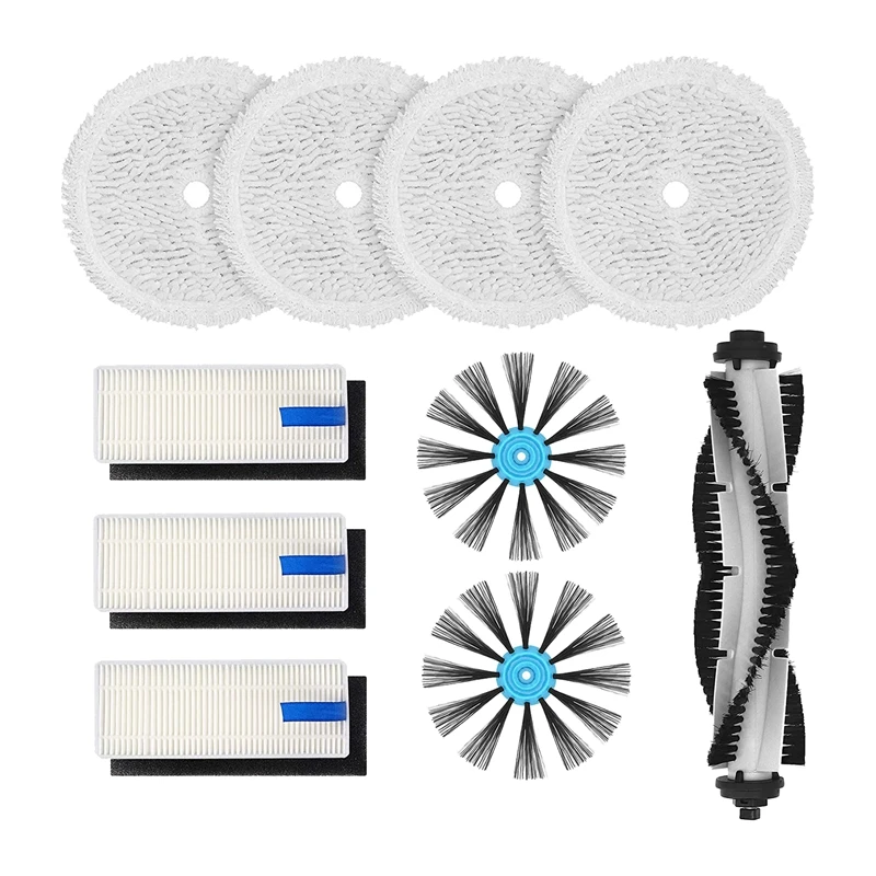 

Replacement Part Kit Mop Pads Hepa Filter and Brush Kit Accessories Suitable for Bissell 3115 Robot Vacuum Cleaner