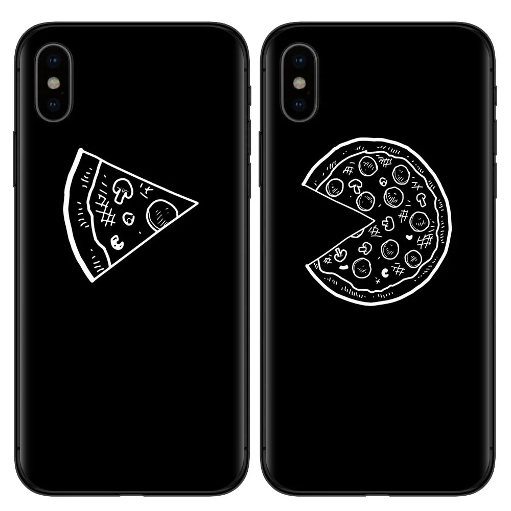 Чехол для телефона с забавной пиццей лучших друзей iPhone 11 Pro X XS MAX XR 7 8 6 6s Plus 5
