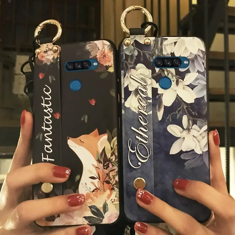 Ударопрочный пылезащитный чехол для телефона LG K50S ремешок браслета с тонкой