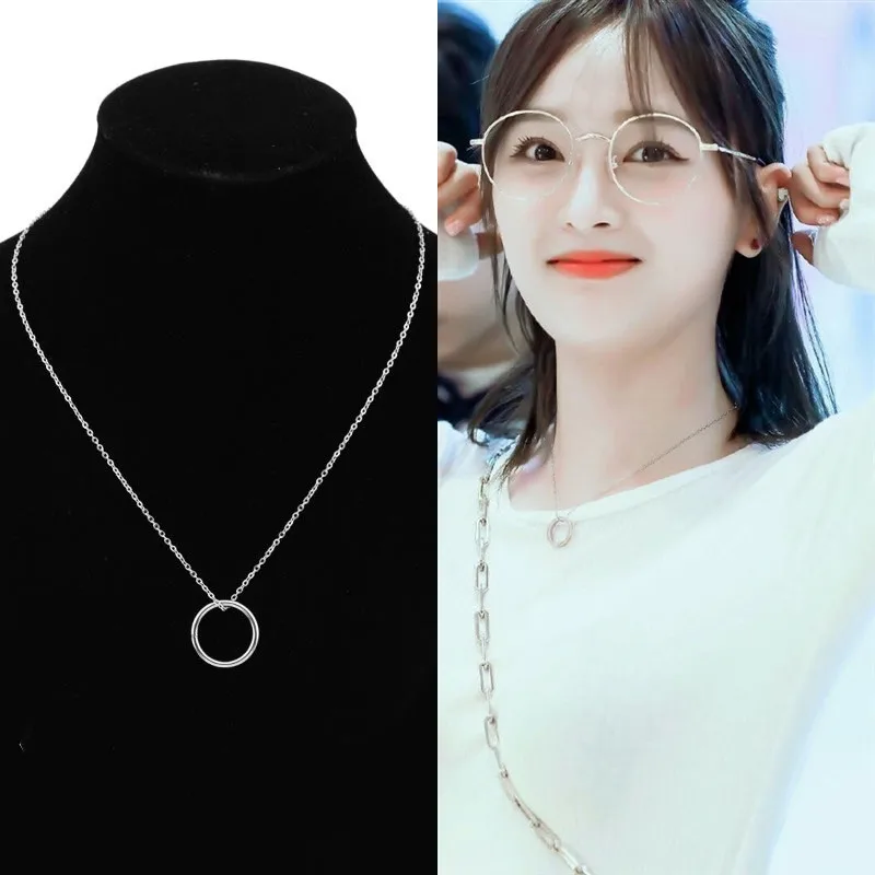 Колье в горошек kpop Bangtan готическое ювелирное изделие из нержавеющей стали цвет