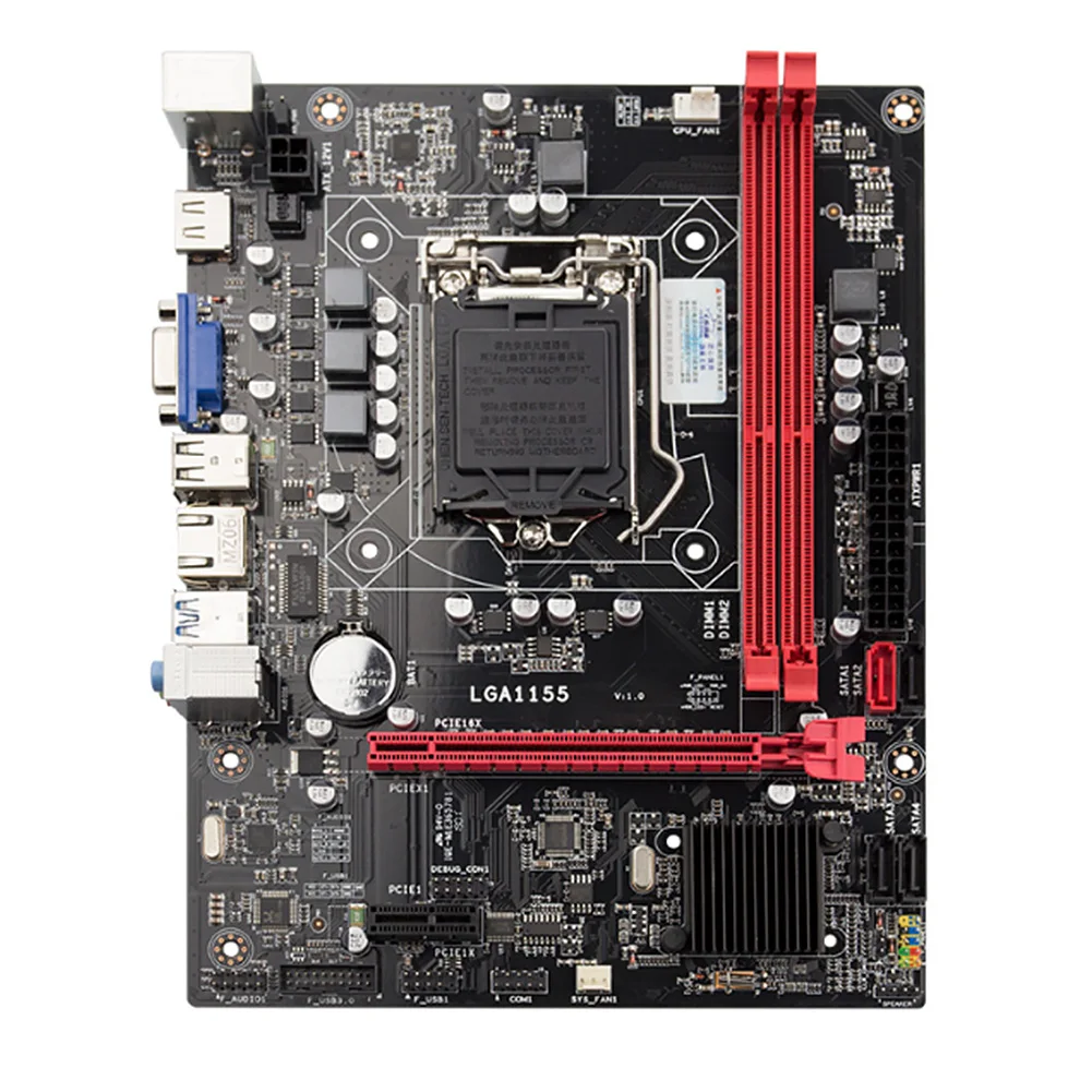 Абсолютно новая материнская плата B75 LGA 1155 32G DDR3 ПАМЯТЬ SATA 3 0 USB компьютерная для Intel
