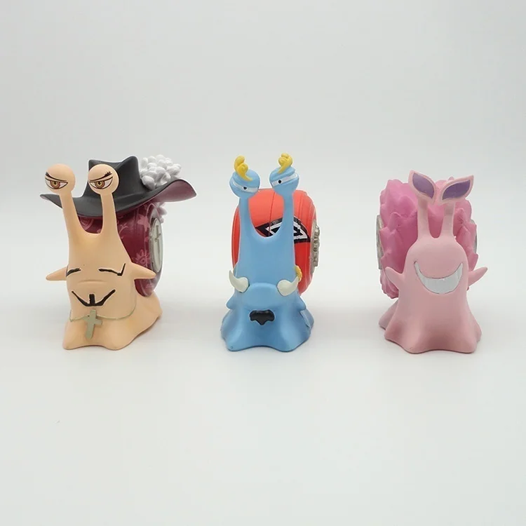 9 шт. из ONE PIECE Den Mushi Mini Snail Mobile анимационные Фигурки 7 см | Игрушки и хобби