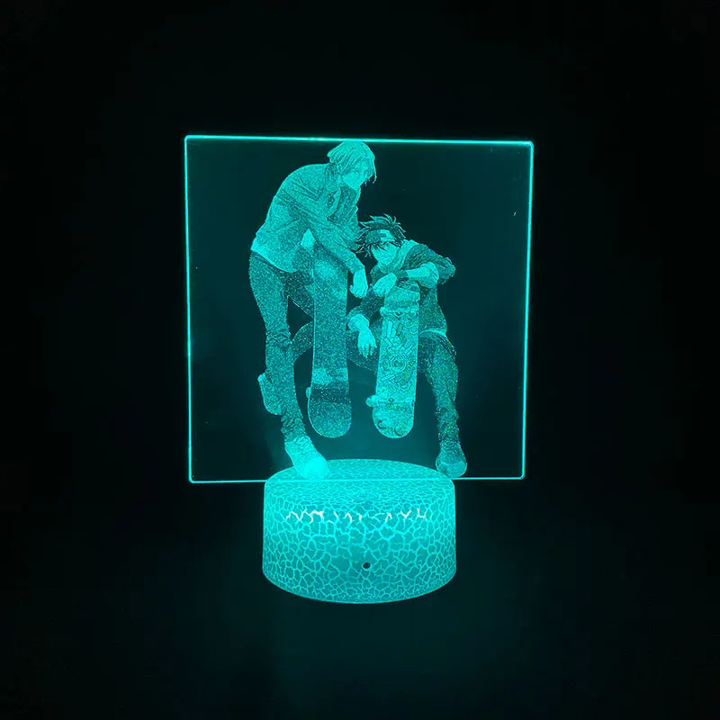 

3D Picture Lamp Anime SK8 The Infinity Smart Phone Control Room Decoration Teenager Cartoon Anime Personalized Gift Bedside Lamp