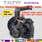 Аксессуары TILTA для PANASONIC Lumix GH5 GH5S, клетка с верхней ручкой, комплект для стоп-кабеля, держатель с зажимом, черная деталь