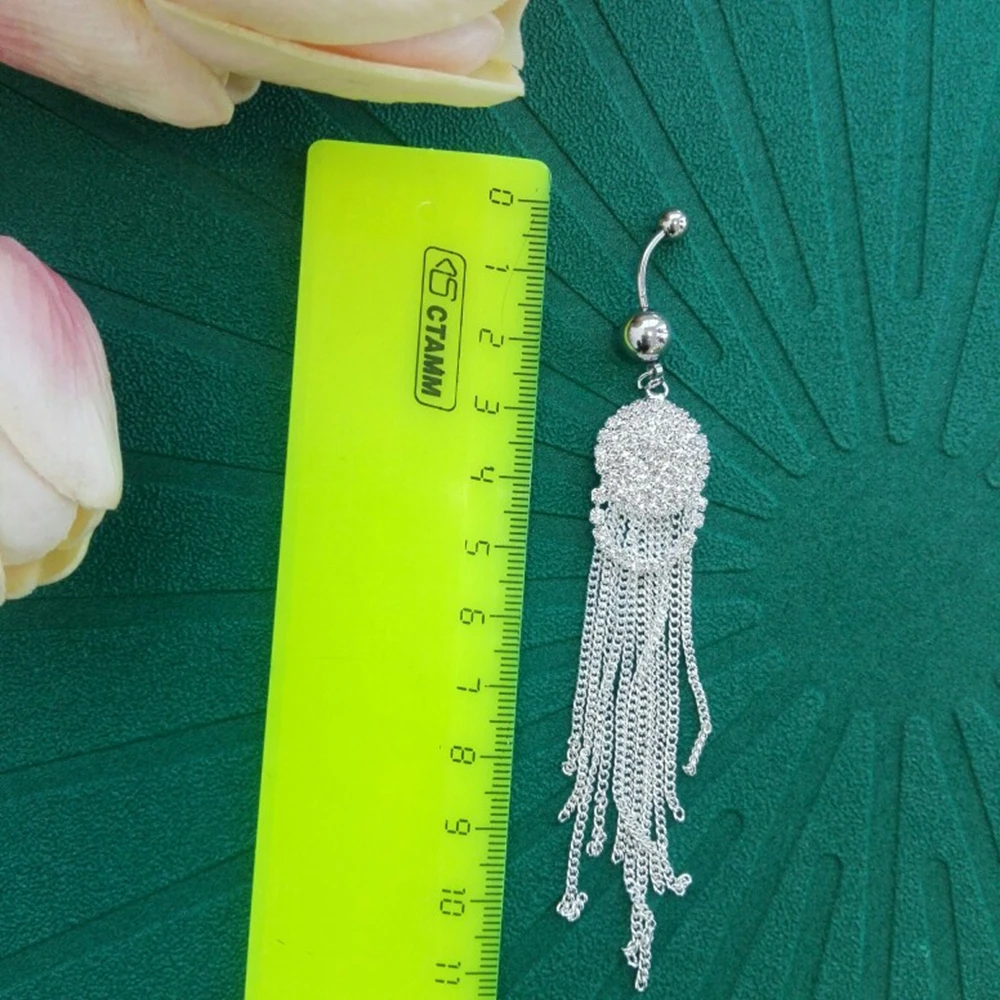 1 шт. сексуальные очаровательные болтающиеся кольца на пуговицах для живота