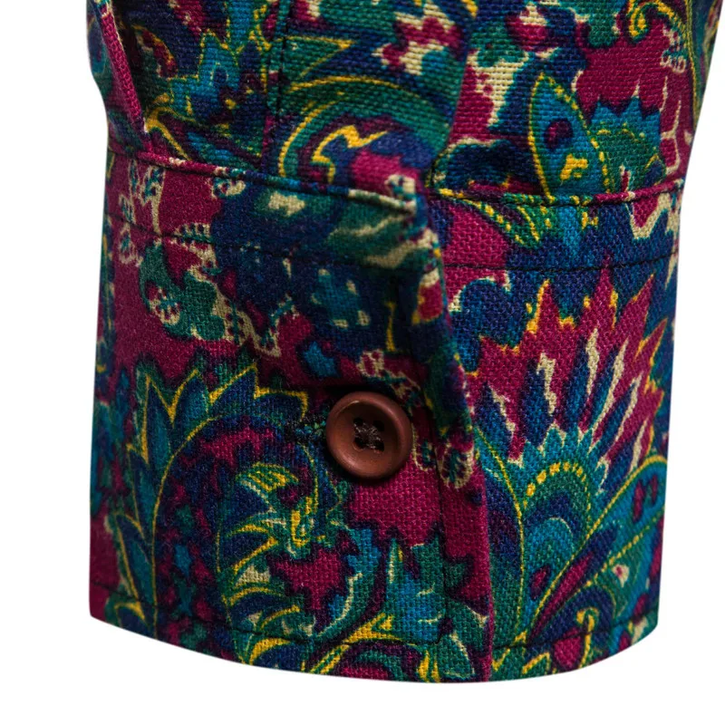 

2020 New Arrivals Boy's Shirts Long-Sleeved European and American Style National Wind Printing Summer Shirt Men's Clothing A429