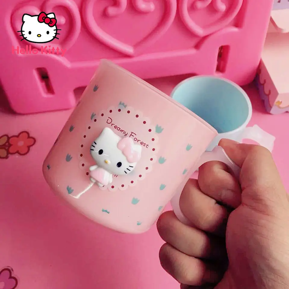 

Hello Kitty Wash Cup Anti-fall Brushing Cup Toothbrush Mouthwash Cup